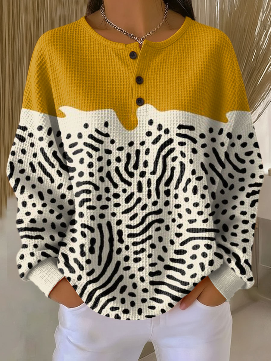 Elmont | Women's Fleece-Lined Waffle Knit Sweater