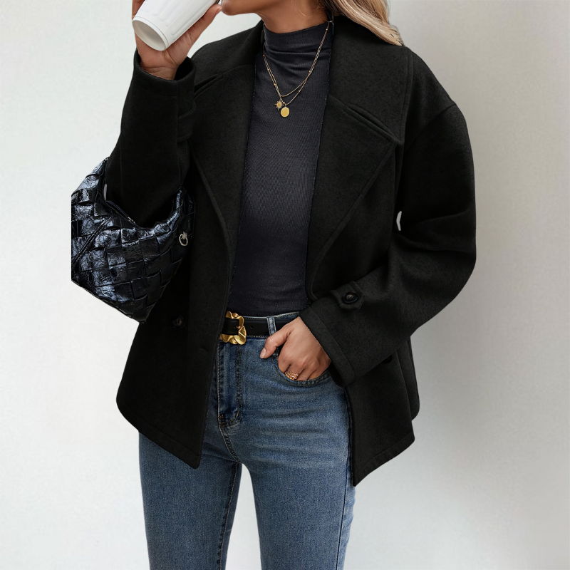 Elmont | Double-Breasted Knit Cardigan