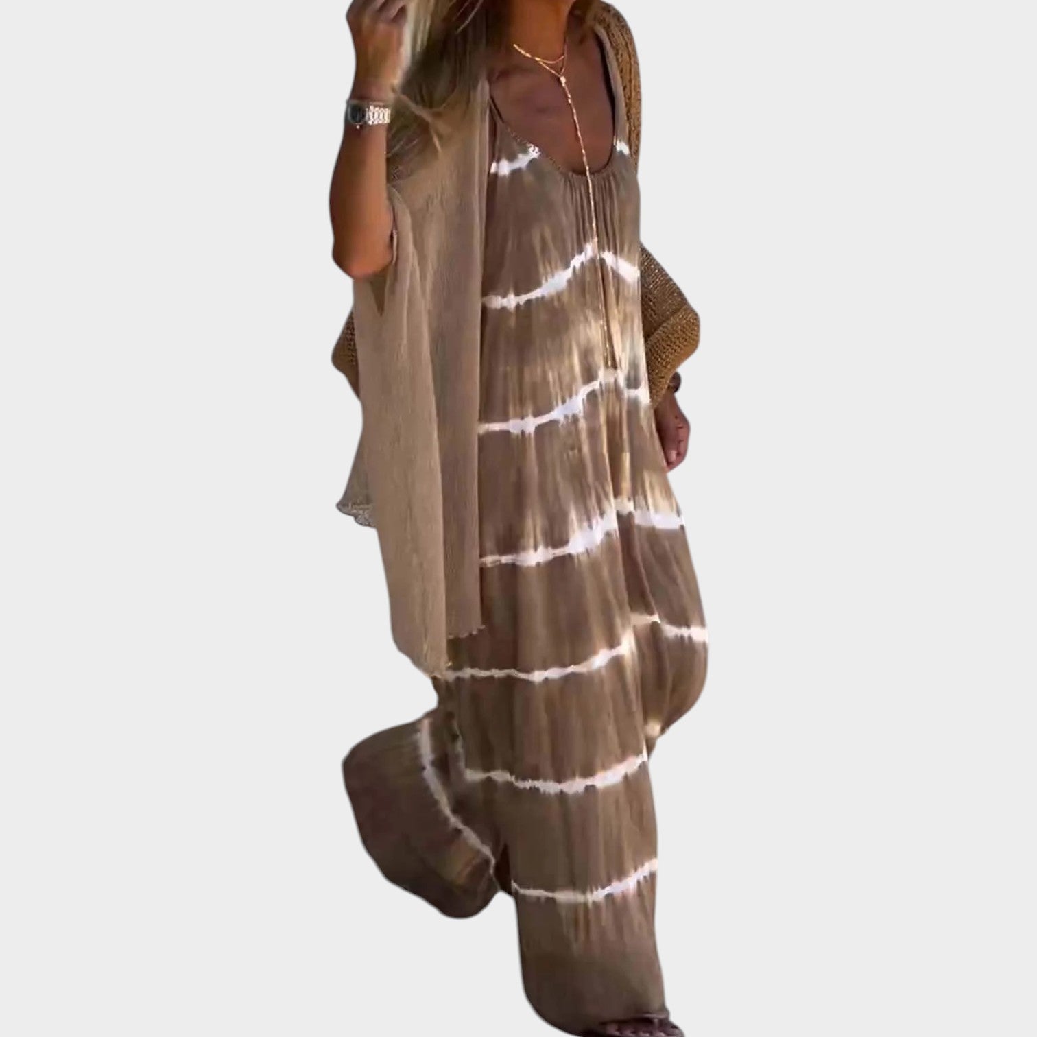 Harper | Tie-Dye Maxi Dress Set