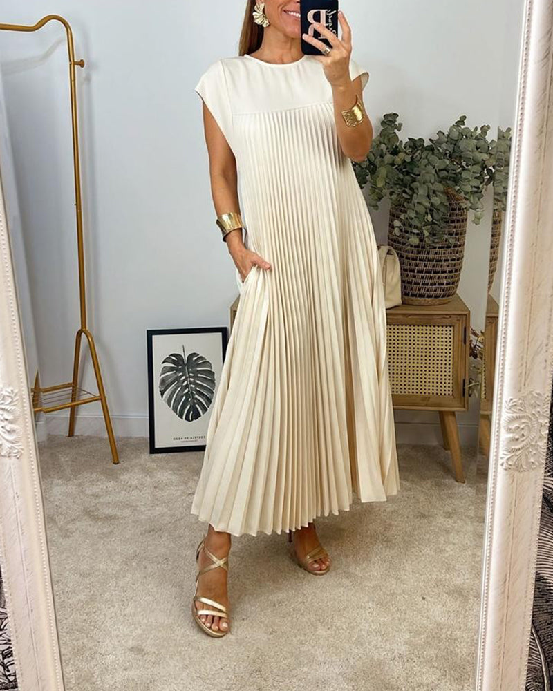 M&H | Pleated Maxi Dress