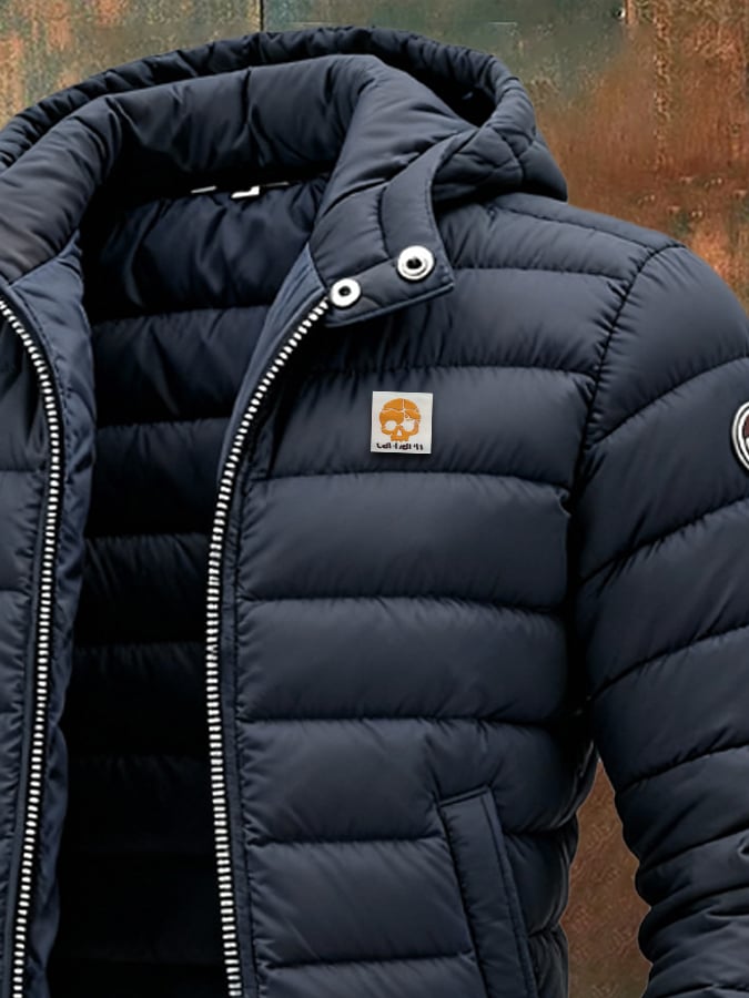 Elmont | Men's Padded Patchwork Multi-Pocket Jacket