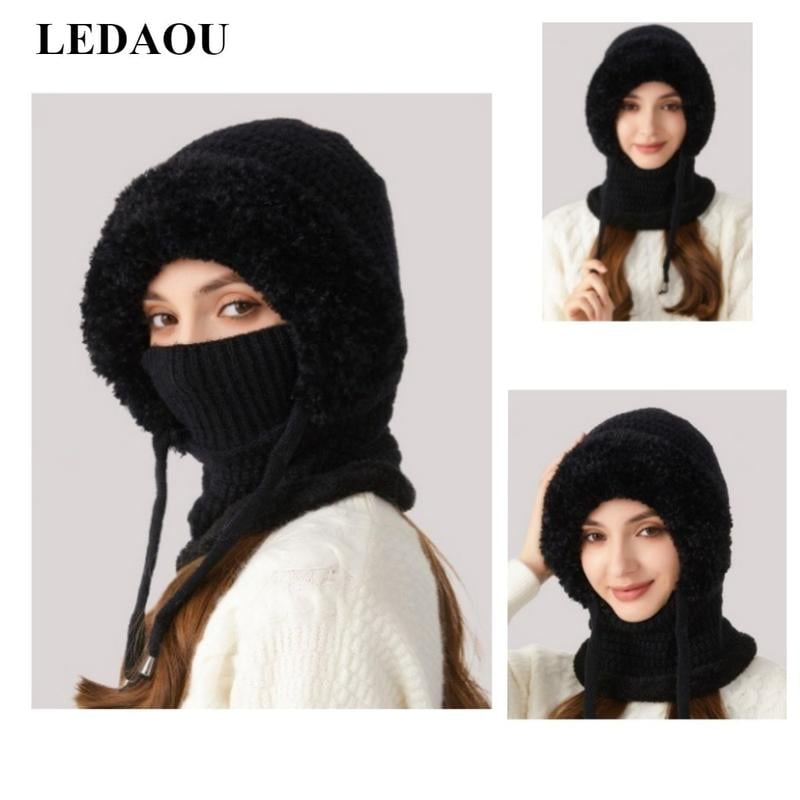 Elmont | 3-in-1 Knitted Beanie with Neck Warmer