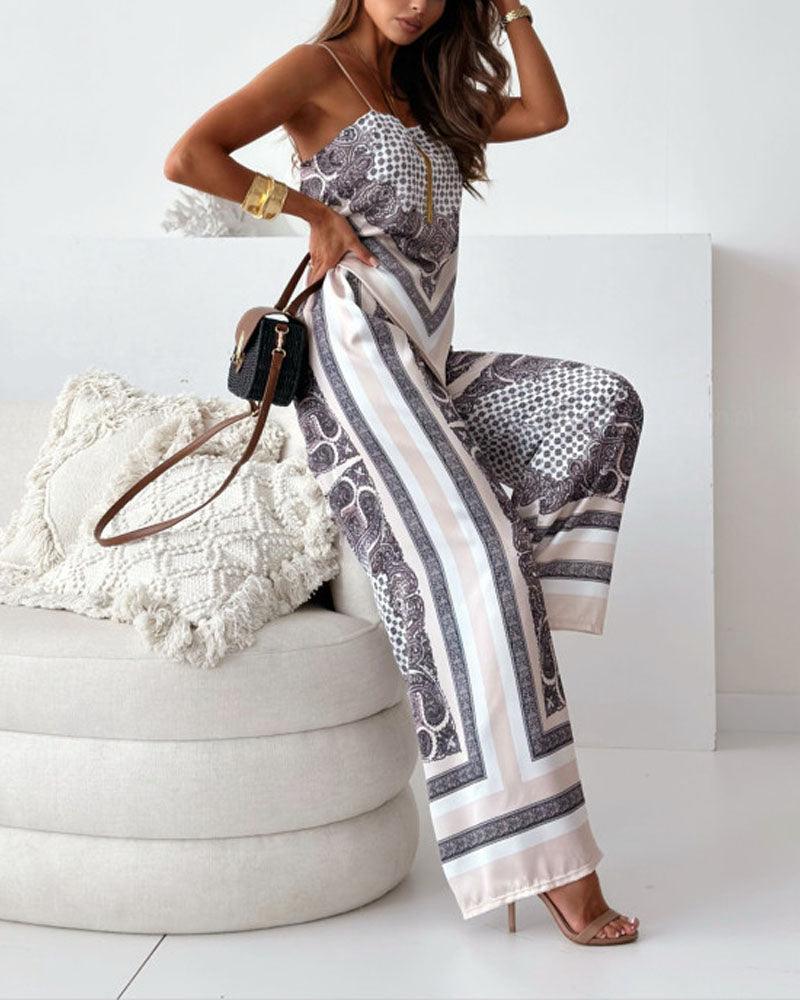M&H | Vest & Pants Set with Lace-Up Detail