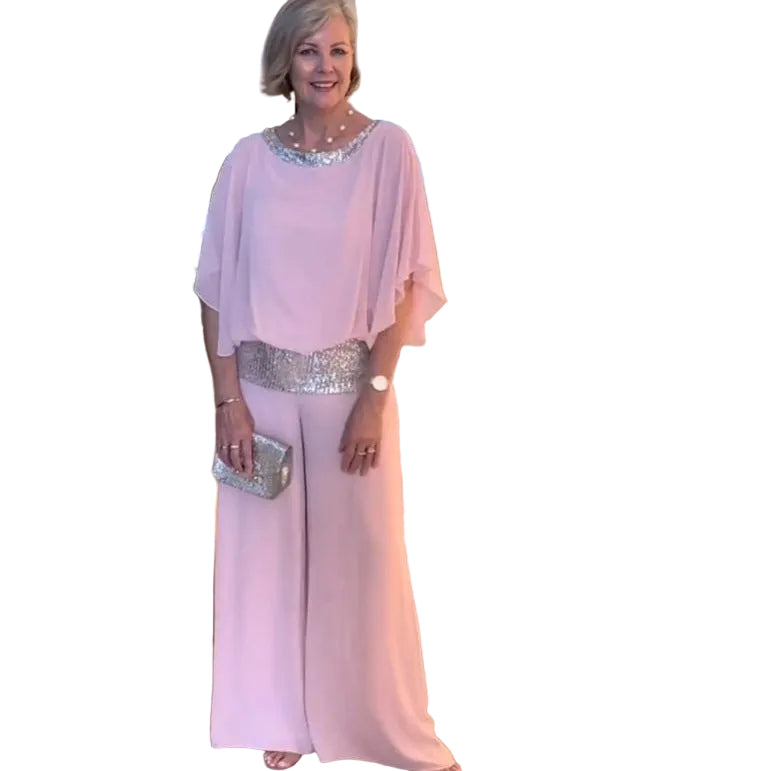 M&H | Two-Piece Set with Wide-Leg Pants