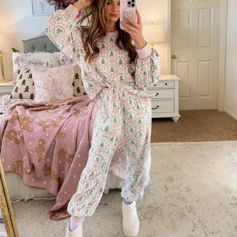 M&H | Bow-Print Lounge Set