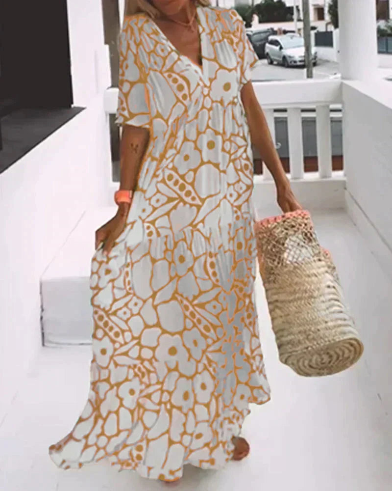 Imani | V-Neck Maxi Dress