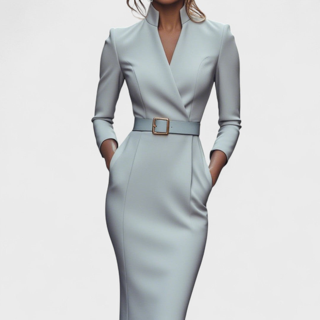 M&H | Belted Midi Dress