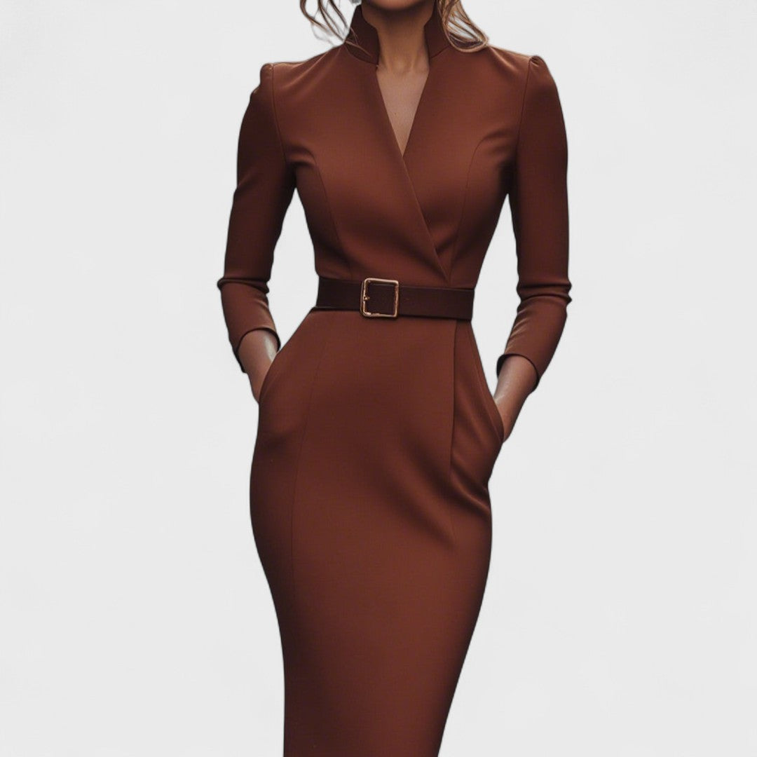 M&H | Belted Midi Dress