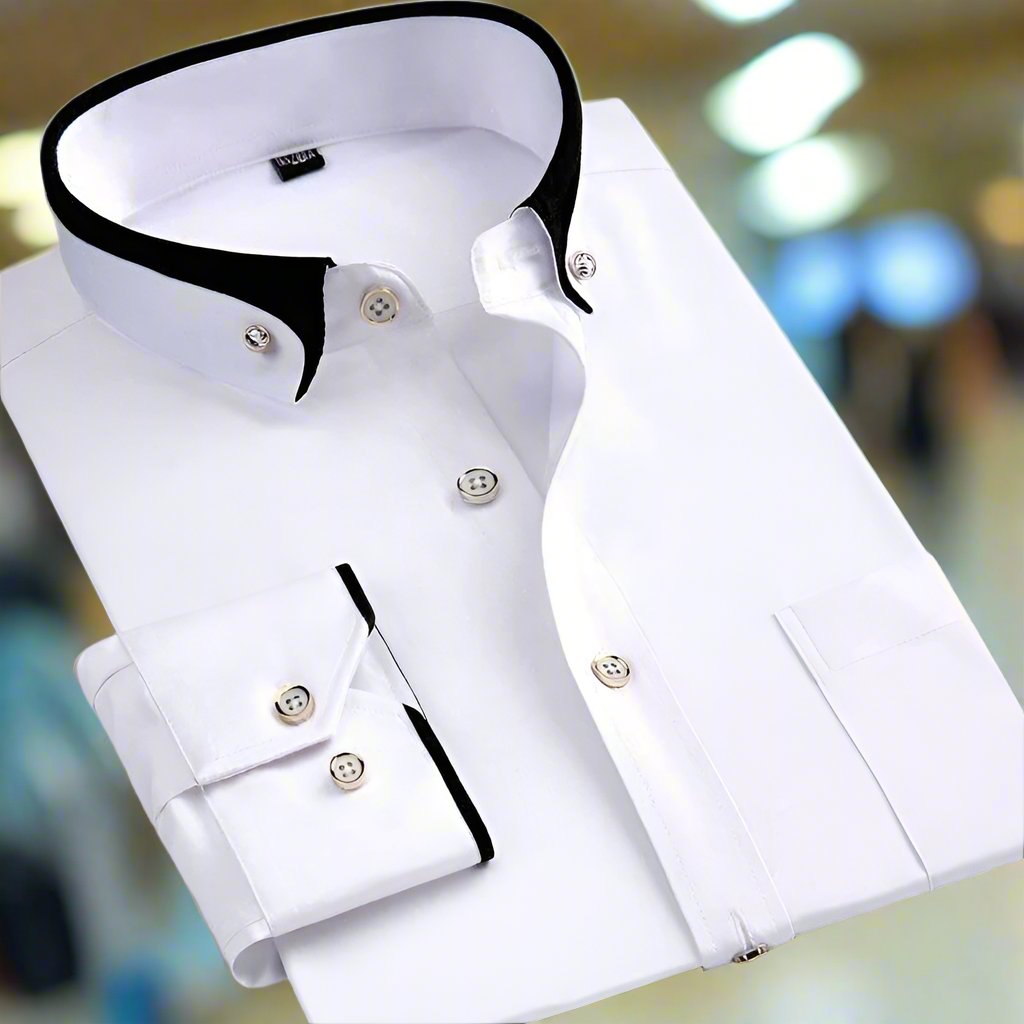 Elmont | Classic Long-Sleeve Cotton Shirt