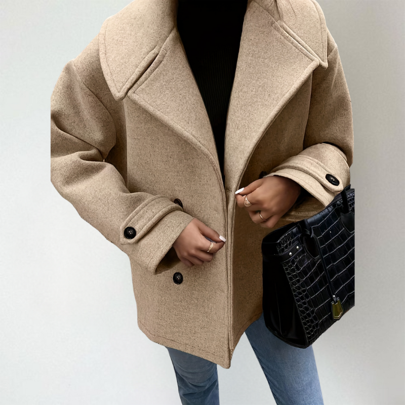 Elmont | Double-Breasted Knit Cardigan