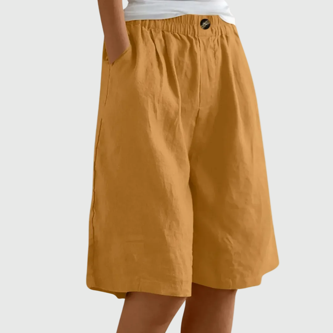 Elmont | Knee-Length Elastic-Waist Shorts