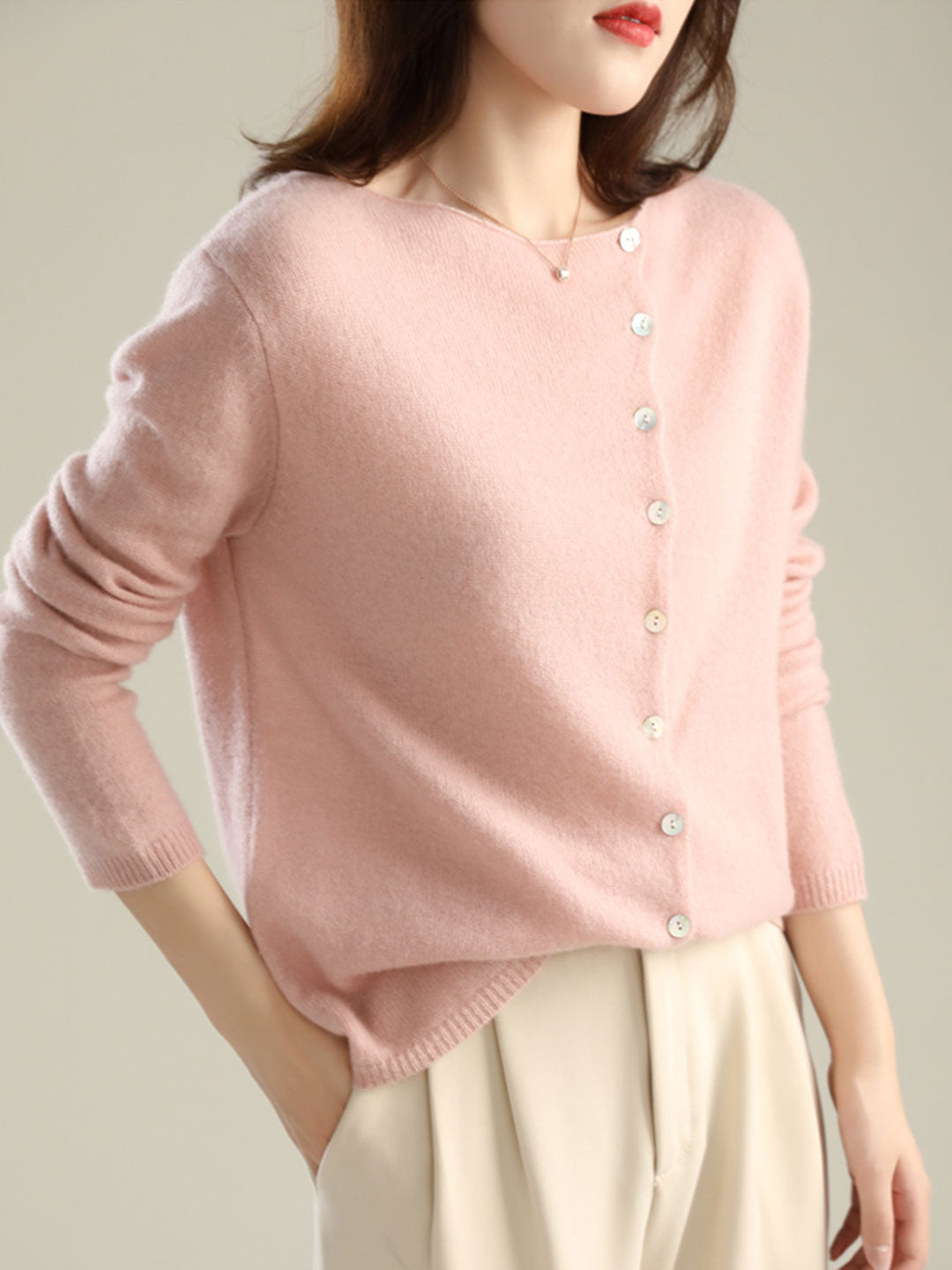 Sarah | V-Neck Button-Front Cardigan