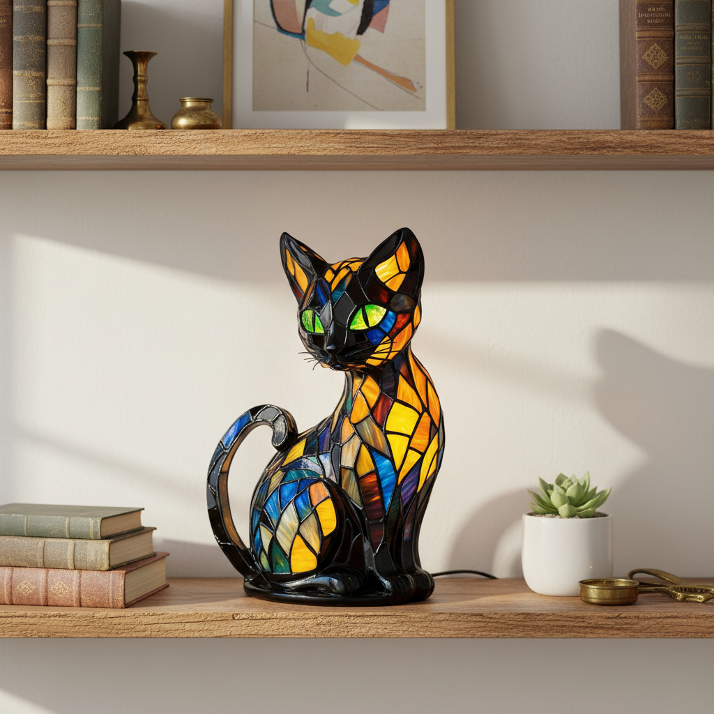 Elmont | Cat-Shaped Table Lamp