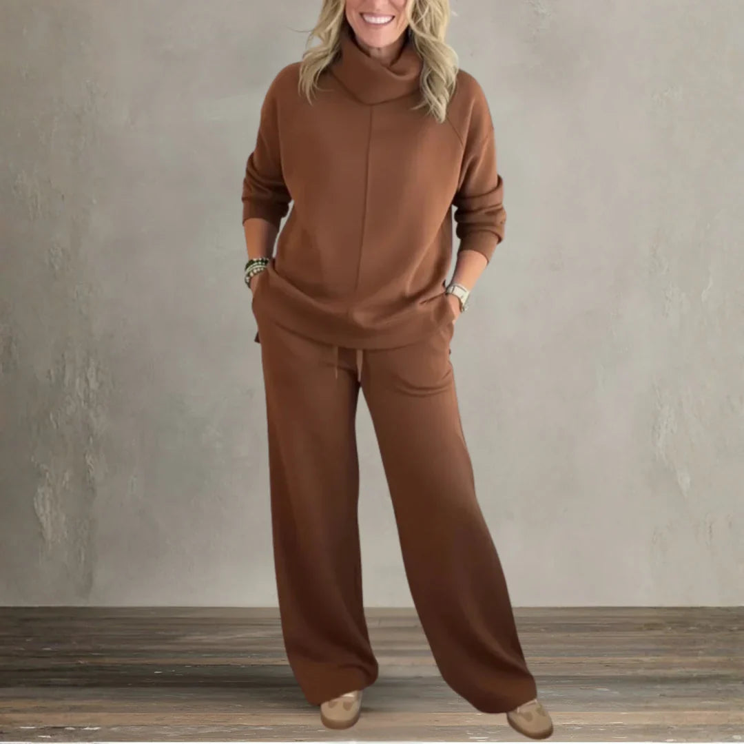 Elmont | High-Collar Casual Set