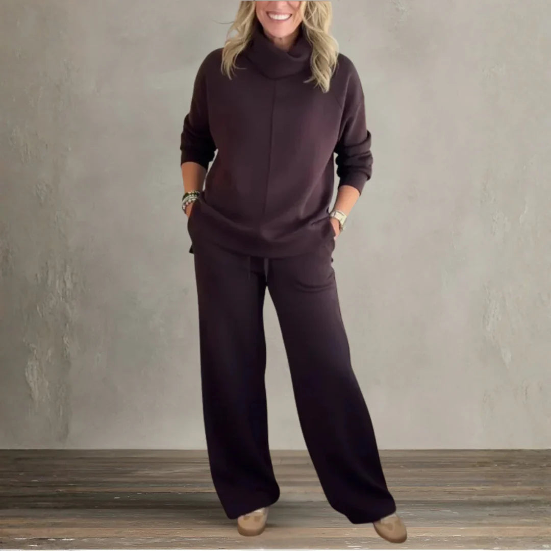 Elmont | High-Collar Casual Set