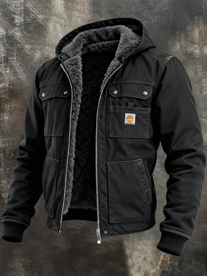 Elmont | Men's Cotton Twill Fleece-Lined Jacket