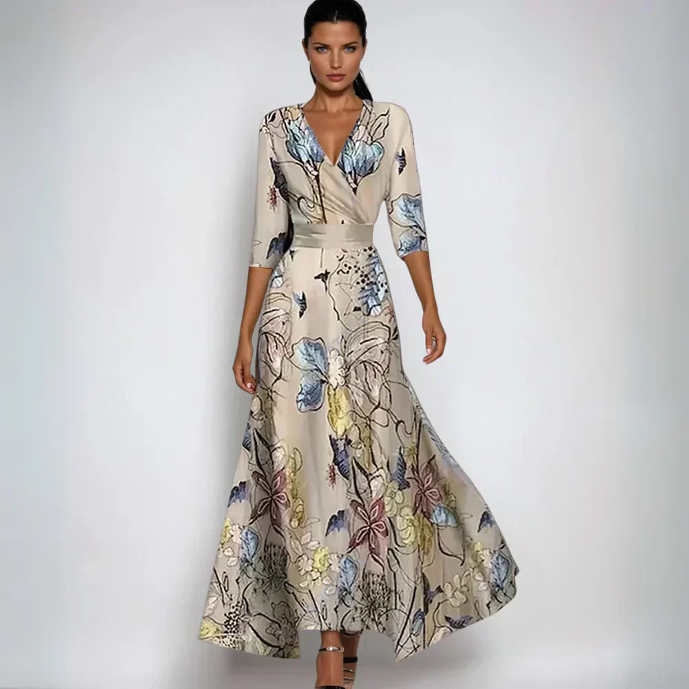 M&H | Floral Print Wrap Dress