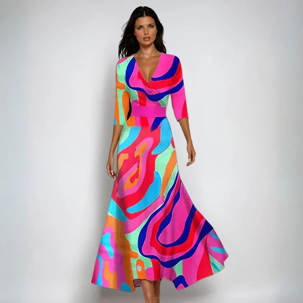 M&H | Floral Print Wrap Dress
