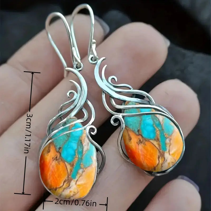 Elmont | Gemstone Drop Earrings