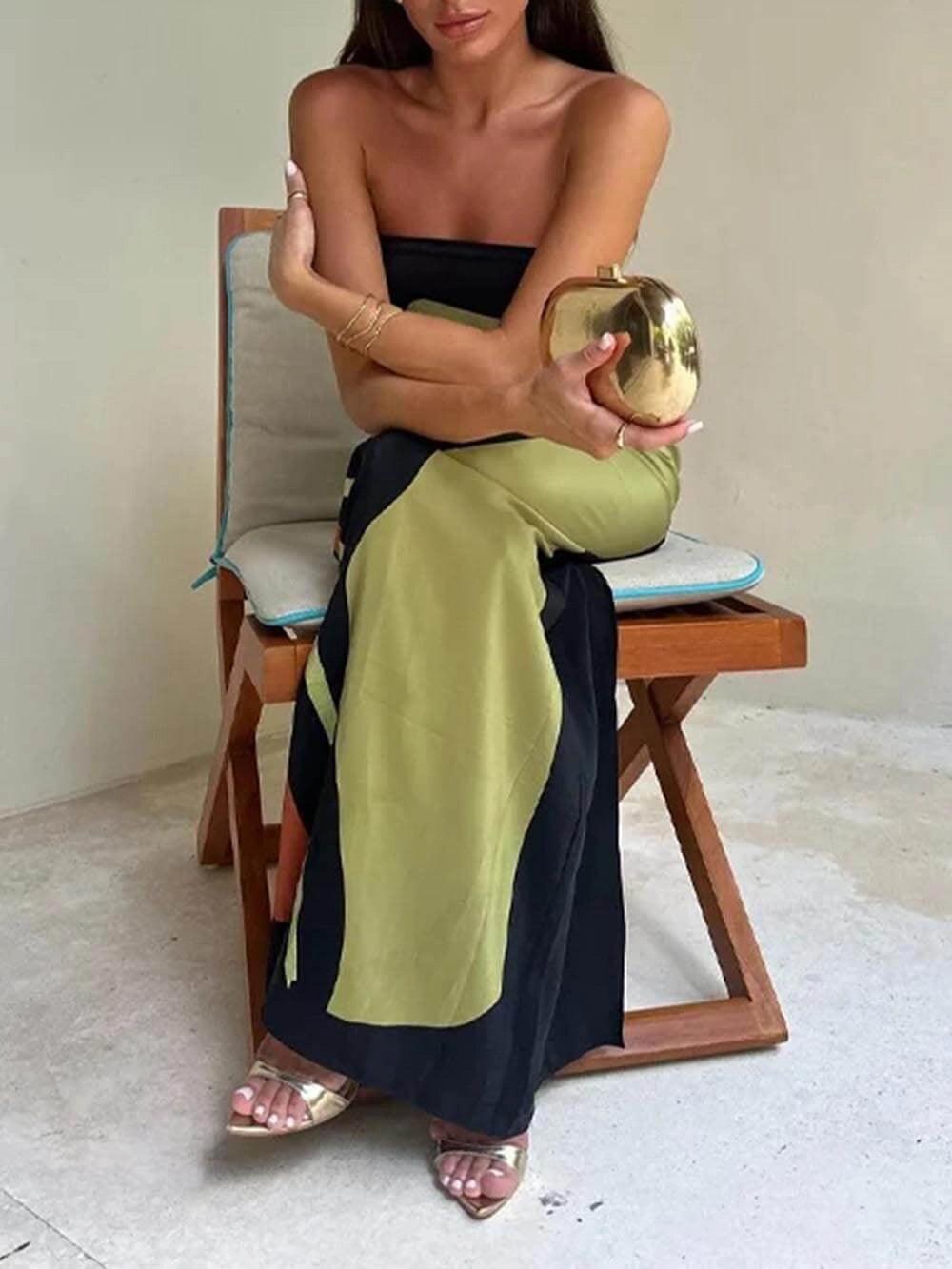 M&H | Strapless Maxi Dress