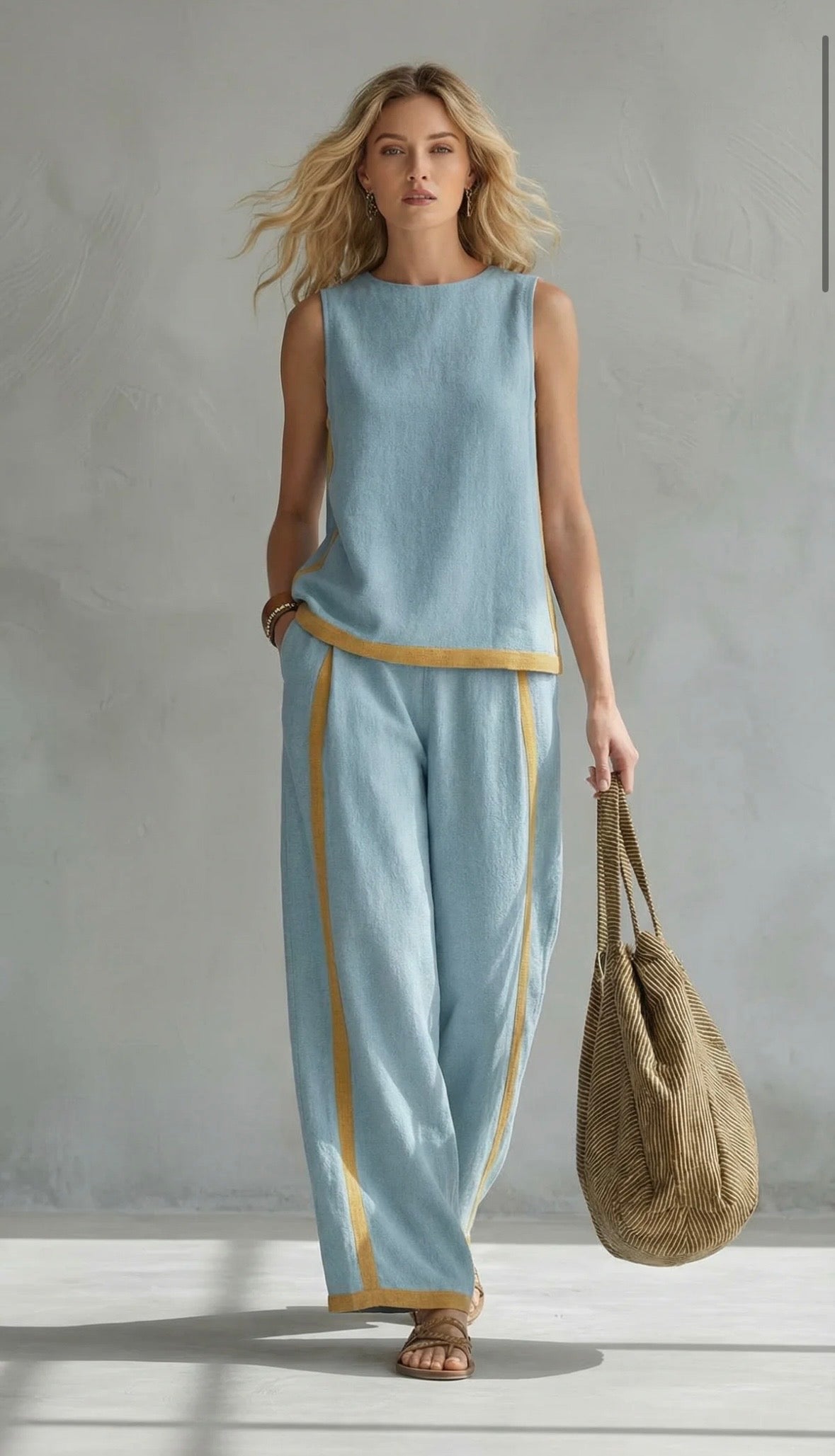 M&H | Cotton-Linen Two-Piece Set