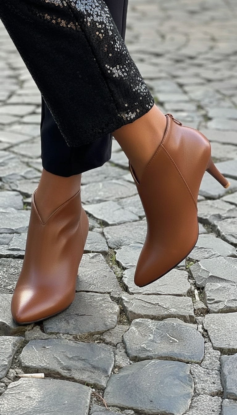 Elmont | Pointed Toe Stiletto Ankle Boot