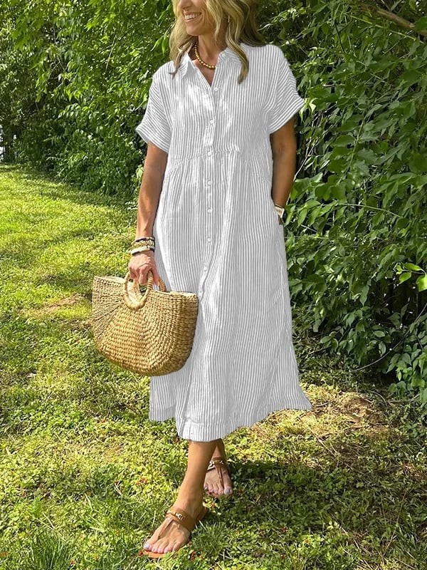 M&H | Cotton-Blend Maxi Dress