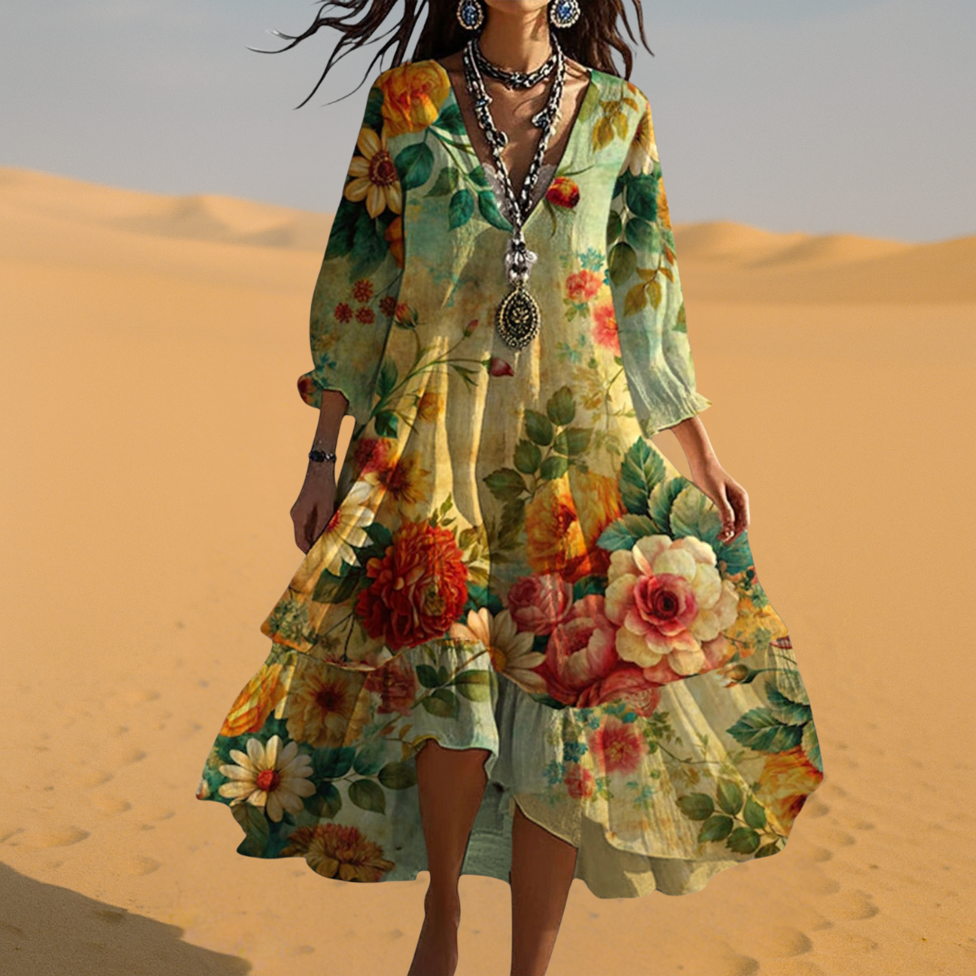 Marisol | Tiered Midi Dress
