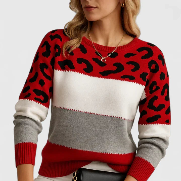 Elmont | Leopard Print Sweater