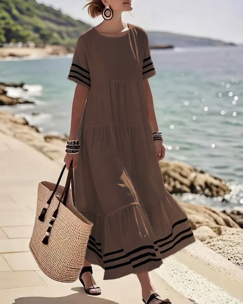M&H | Cotton Blend Midi Dress