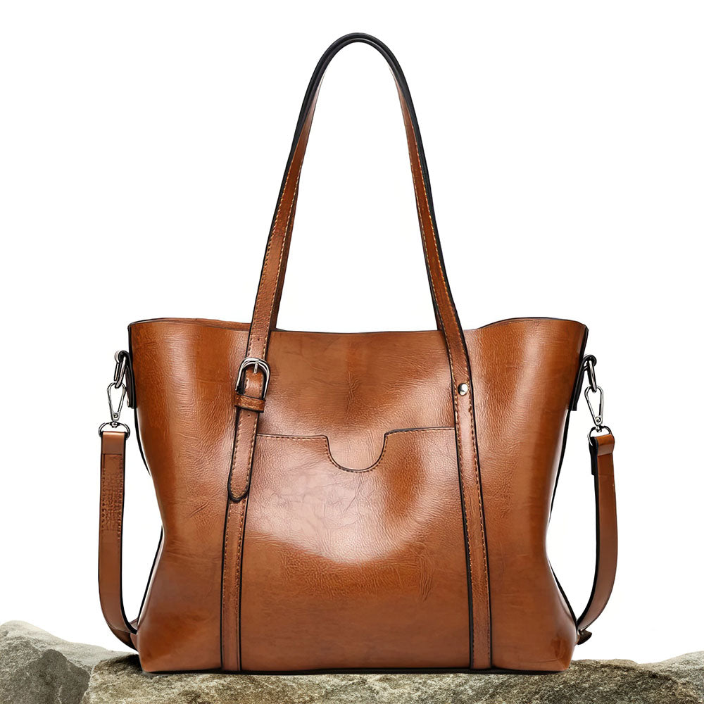 Elmont | Vegan Leather Convertible Tote Crossbody Bag