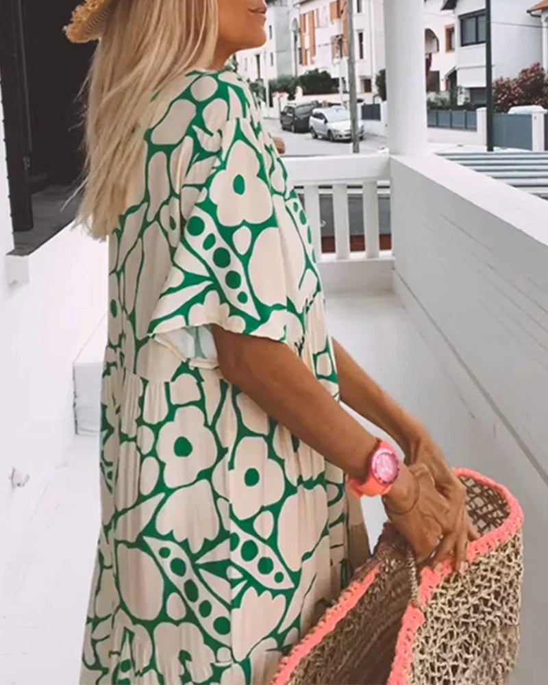 Imani | V-Neck Maxi Dress