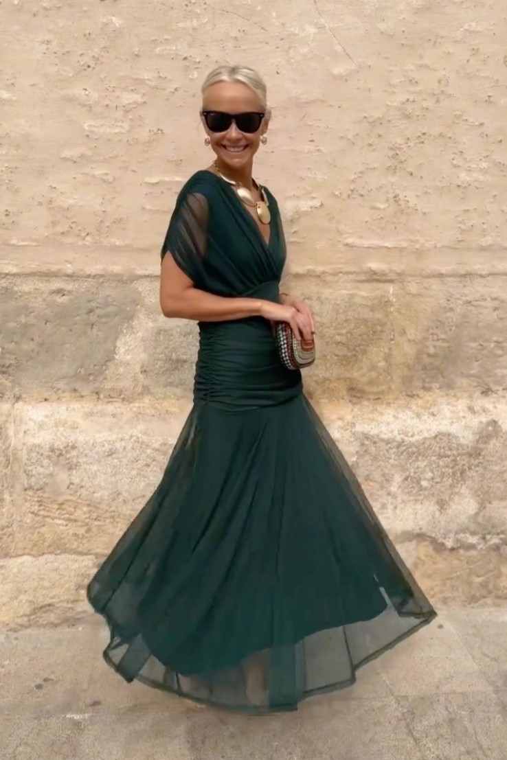 M&H | V-Neck Maxi Dress