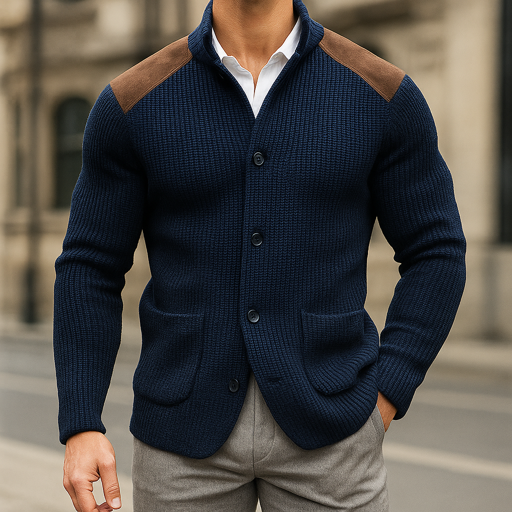 Elmont | Textured Knit Blazer