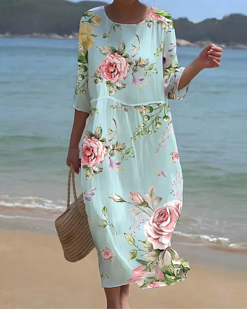M&H | Cotton Floral Dress
