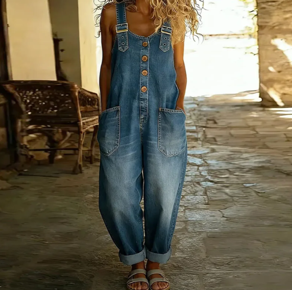 M&H | Denim-Look Overalls