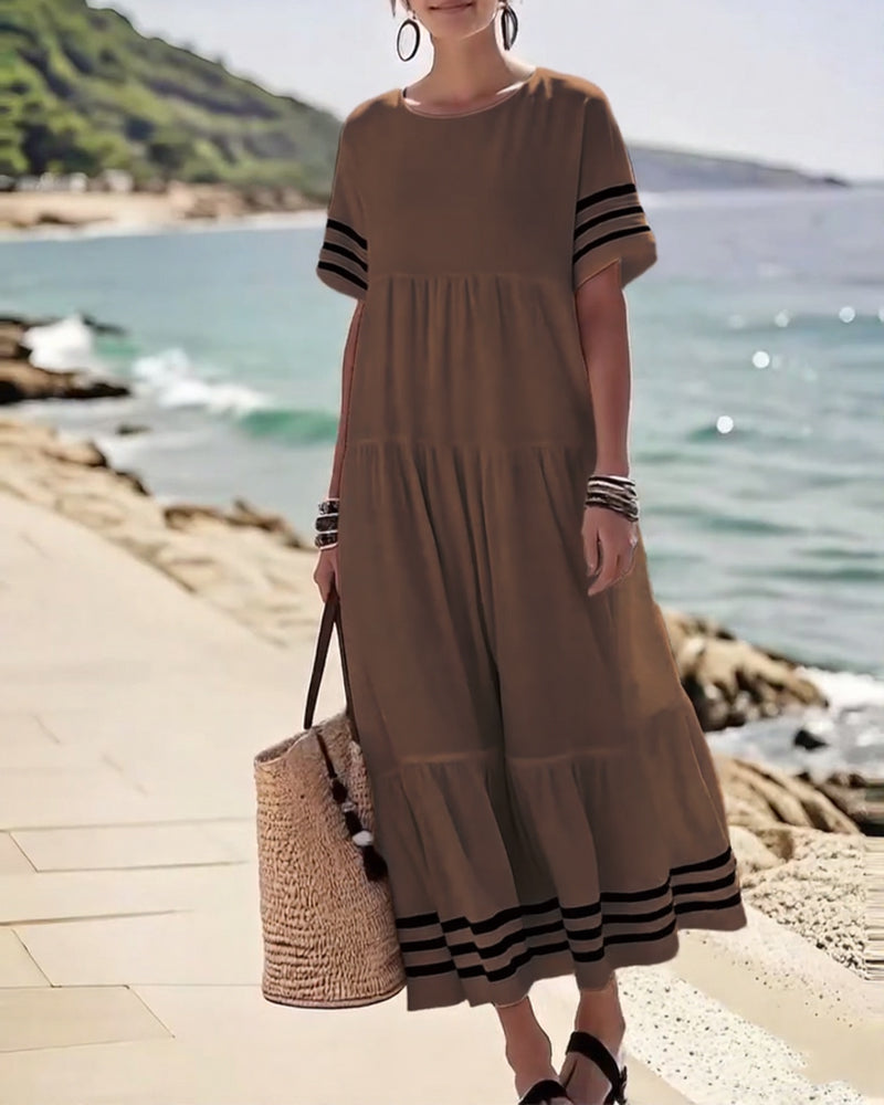M&H | Cotton Blend Midi Dress