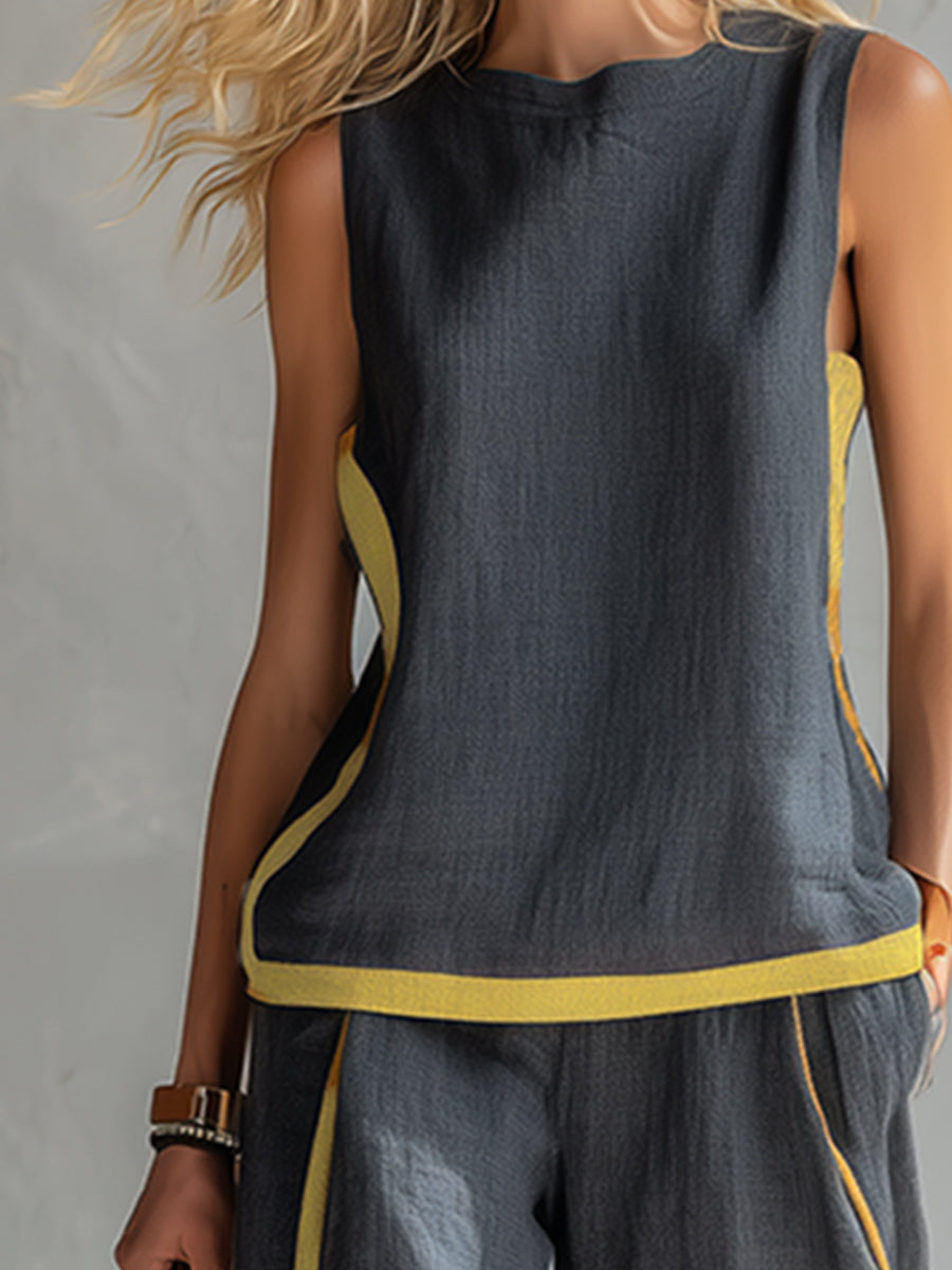 M&H | Cotton-Linen Two-Piece Set