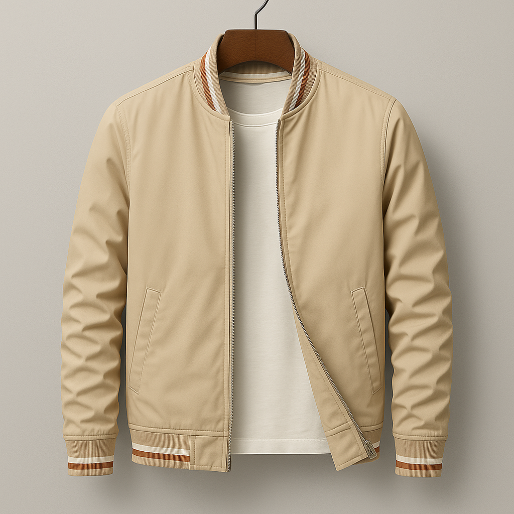 Elmont | Cotton Blend Bomber Jacket