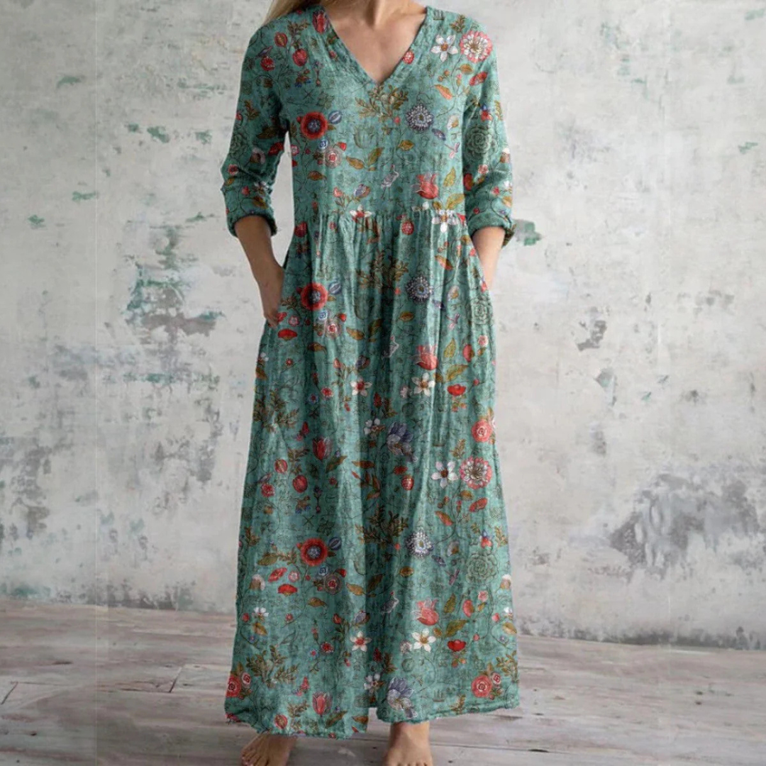 M&H | Floral Print Maxi Dress