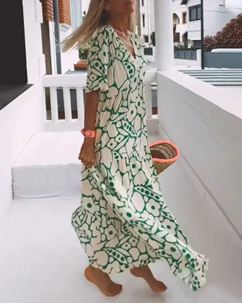 Imani | V-Neck Maxi Dress