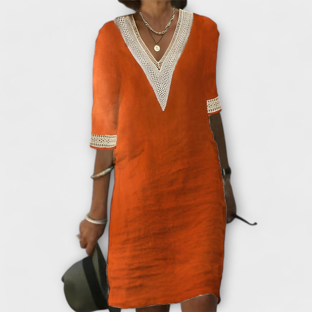 M&H | V-Neck Dress