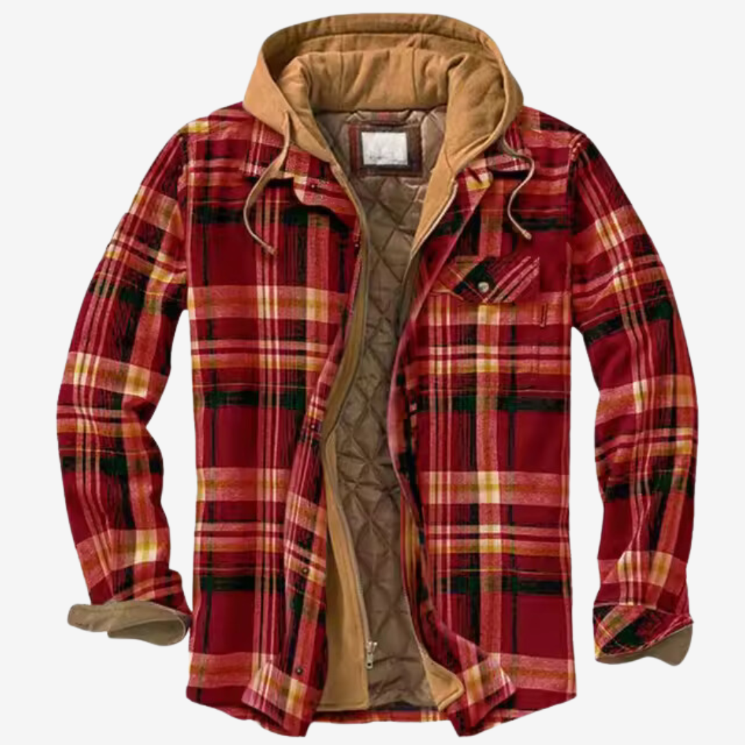 Elmont | Hooded Flannel Jacket