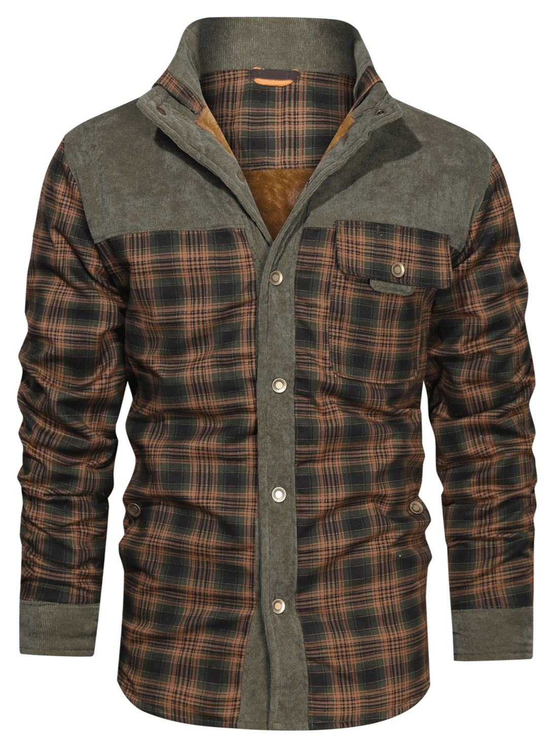 Elmont | Faux Fur-Lined Flannel Jacket