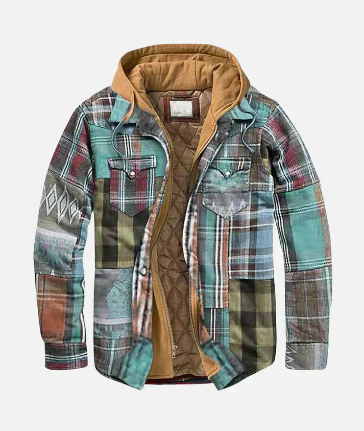 Elmont | Plaid Patchwork Vest