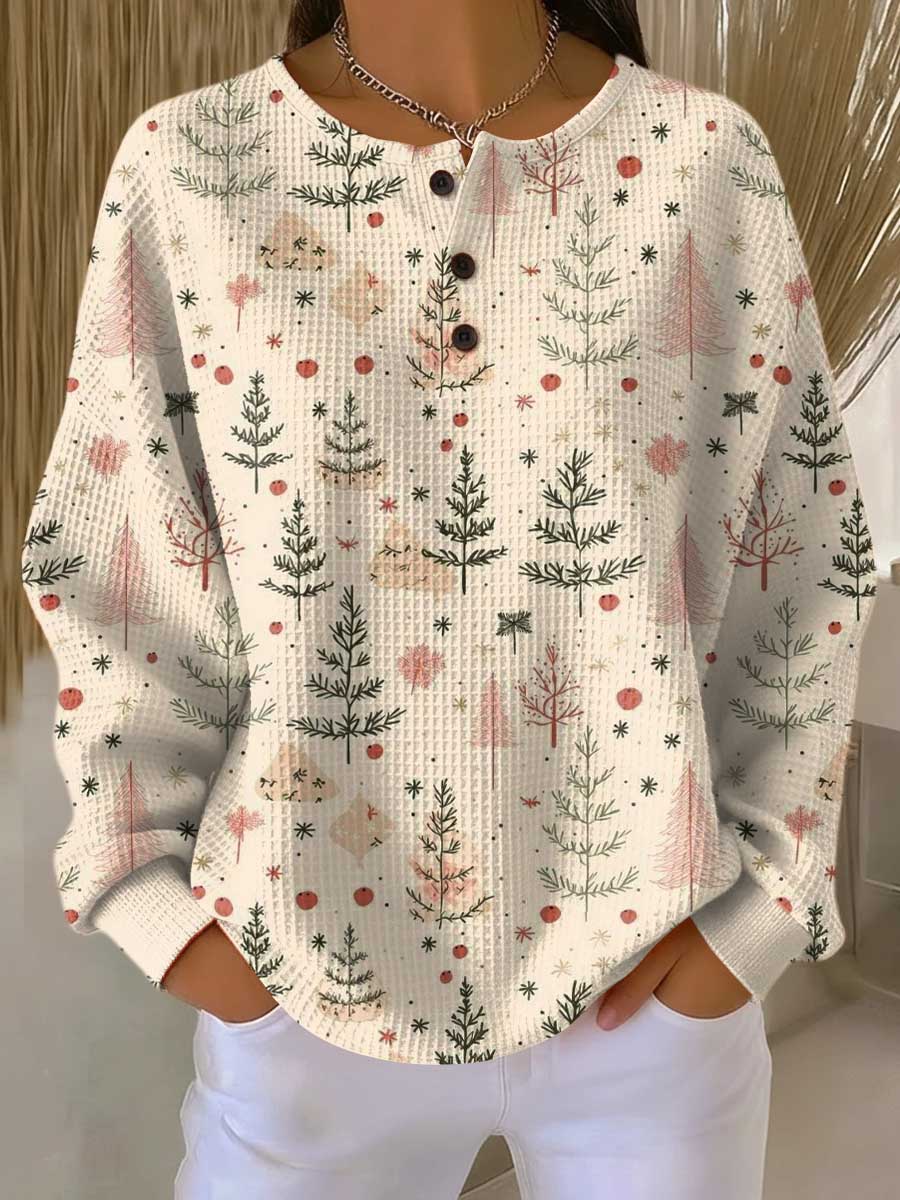 Elmont | Fleece-Lined Waffle Knit Sweater