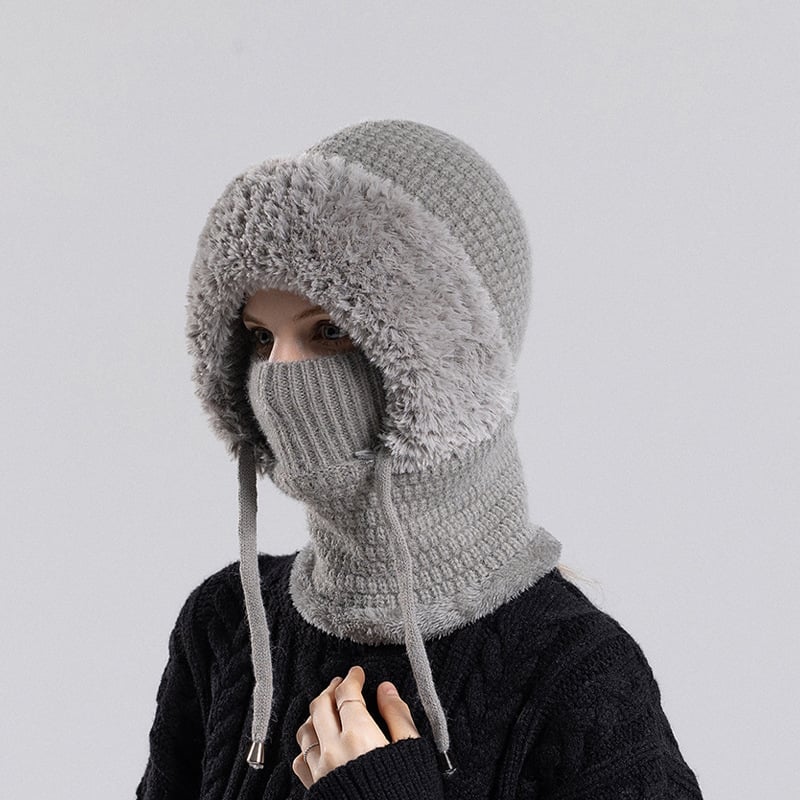 Elmont | 3-in-1 Knitted Beanie with Neck Warmer