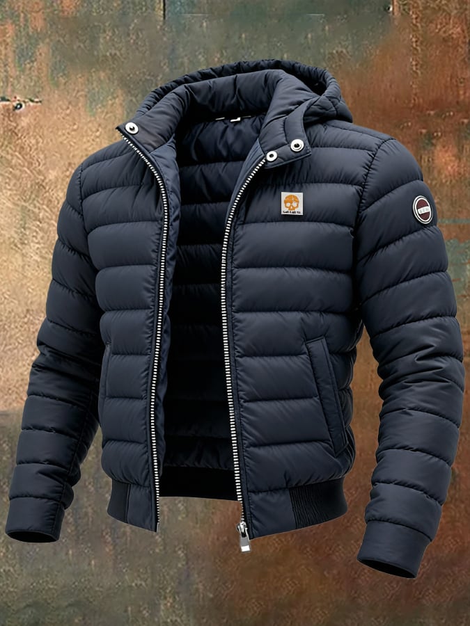 Elmont | Men's Padded Patchwork Multi-Pocket Jacket