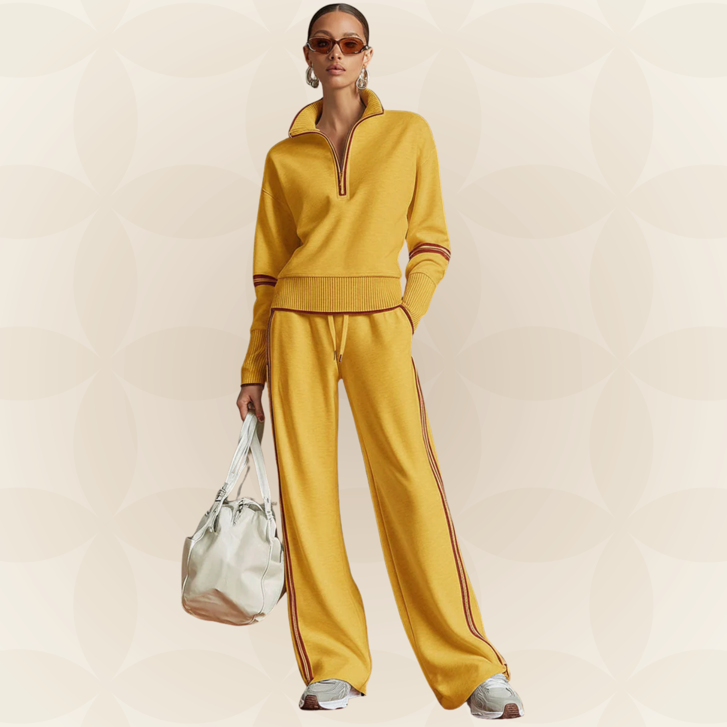 M&H | Two-Piece Set with Wide-Leg Pants