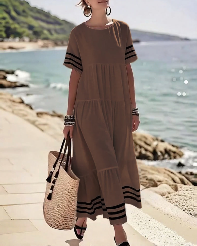 M&H | Cotton Blend Midi Dress